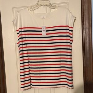 Loft Lou & Grey Striped Women's Top - Red, White, and Blue
